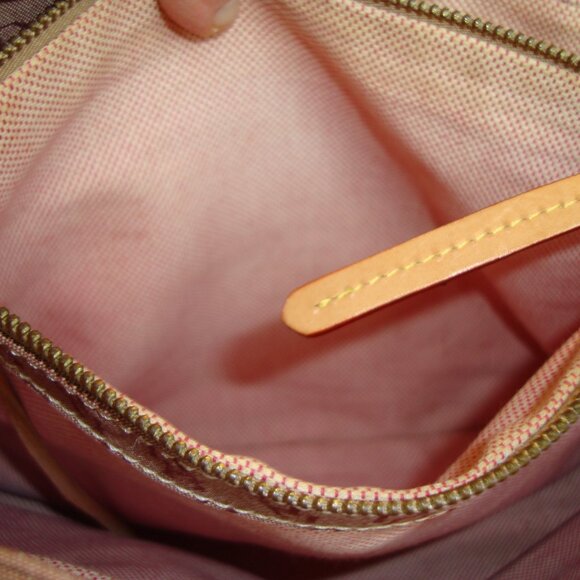 Vintage Dooney & Bourke East/West Tote Reddish Pink w/Leather Straps GOOD CONDIT - Picture 7 of 12